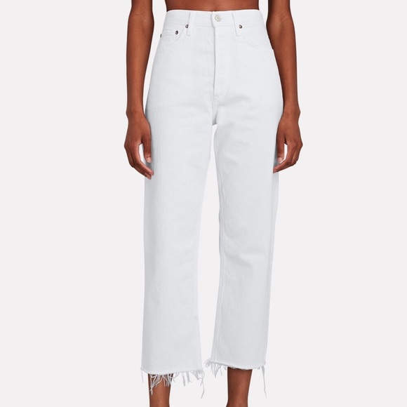 AGOLDE 90s Crop Straight-Leg Jeans size 30 - Picture 1 of 14